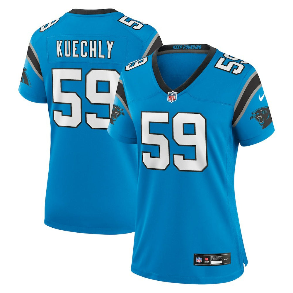 Luke Kuechly Carolina Panthers Women's Retired Player Game Jersey - Blue
