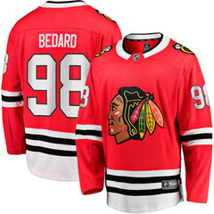 Connor Bedard Chicago Blackhawks Fanatics Home Breakaway Player Jersey Red