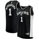 Victor Wembanyama San Antonio Spurs Fast Break Replica Jersey - Icon Edition - Black