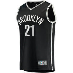 Noah Clowney Brooklyn Nets Fast Break Replica Jersey - Icon Edition - Black