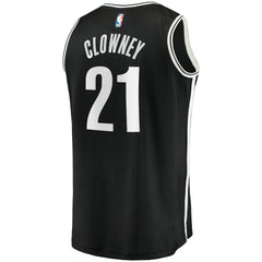 Noah Clowney Brooklyn Nets Fast Break Replica Jersey - Icon Edition - Black