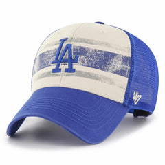 Los Angeles Dodgers Breakout MVP Trucker Adjustable Hat Cream/Royal | 47 brand