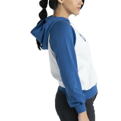 Chicago Cubs Lusso Women's Marlowe Tri-Blend Raglan Pullover Hoodie White