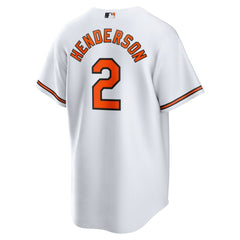 Gunnar Henderson Baltimore Orioles Home Replica Player Jersey - White