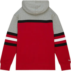 New Jersey Devils Head Coach Pullover Hoodie Red/Gray