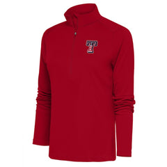 Texas Rangers Antigua Women's Patriotic Tribute Half-Zip Pullover Top Red