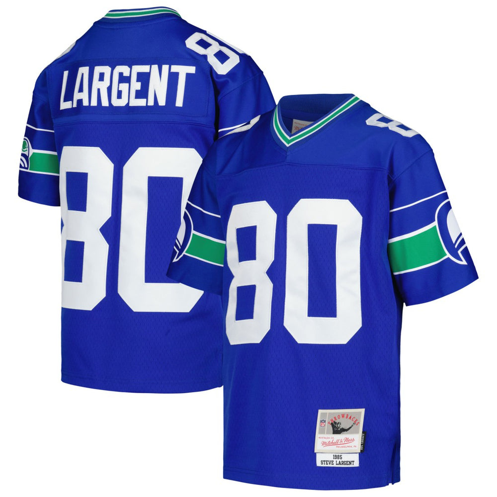 Steve Largent Seattle Seahawks Youth 1985 Retired Player Legacy Jersey - Royal discount