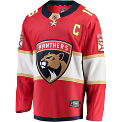 Aleksander Barkov Florida Panthers Fanatics Captain Patch Home Breakaway Jersey Red