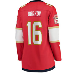 Aleksander Barkov Florida Panthers Fanatics Women's Captain Patch Home Breakaway Player Jersey Red