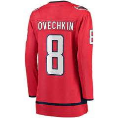 Alexander Ovechkin Washington Capitals Fanatics Women's Captain Patch Home Breakaway Player Jersey Red