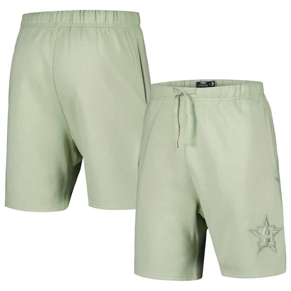 Houston Astros Pro Standard Neutral Fleece Shorts Light Green