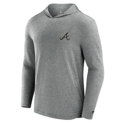 Atlanta Braves Front Office Tech Lightweight Hoodie T-Shirt Black