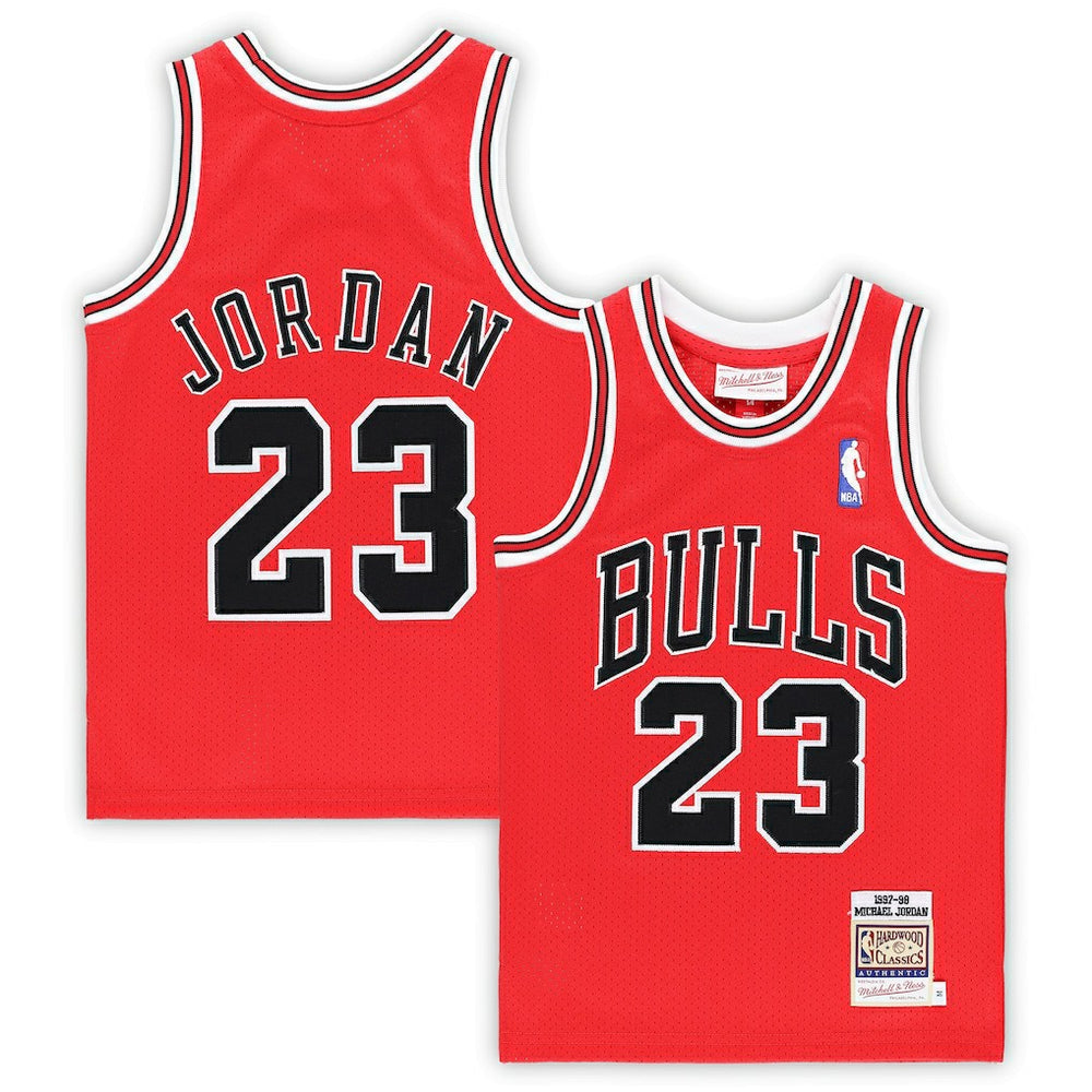 Michael Jordan Chicago Bulls Preschool 1997/98 Hardwood Classics Authentic Jersey sale - Red