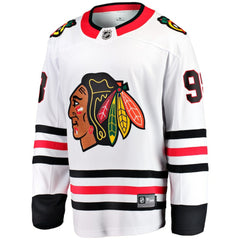 Connor Bedard Chicago Blackhawks Fanatics Away Breakaway Player Jersey White