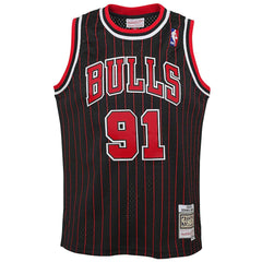 Dennis Rodman Chicago Bulls Youth 1995/96 Hardwood Classics Swingman Jersey sale - Black