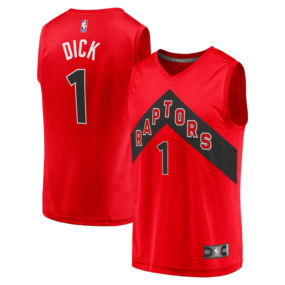 Gradey Dick Toronto Raptors Youth Fast Break Player Jersey - Icon Edition - Red