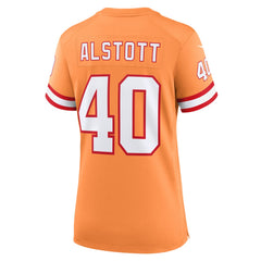 Mike Alstott Tampa Bay Buccaneers Women's Throwback Game Jersey - Orange