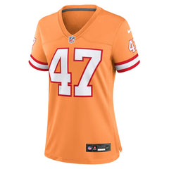 John Lynch Tampa Bay Buccaneers Women's Throwback Game Jersey - Orange