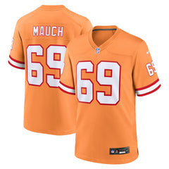 Cody Mauch Tampa Bay Buccaneers Alternate Game Jersey - Orange