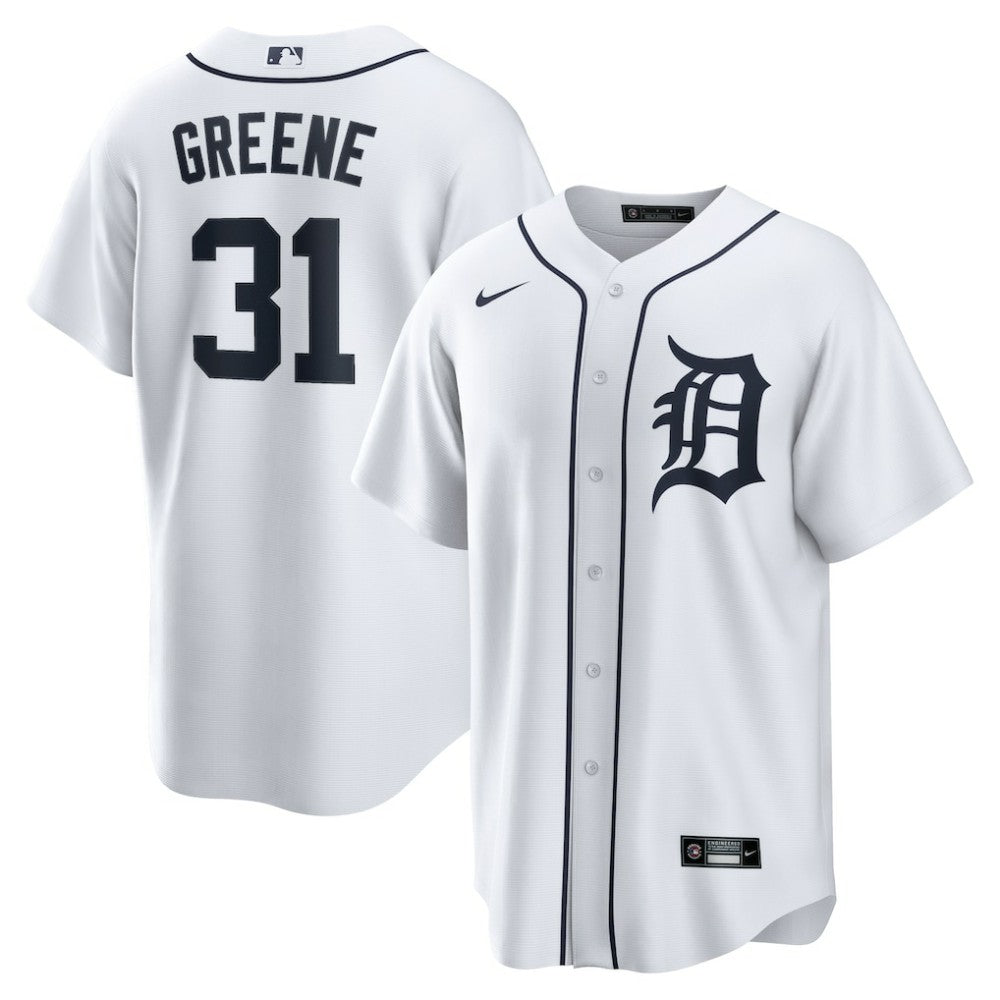Riley Greene Detroit Tigers Replica Player Jersey - White