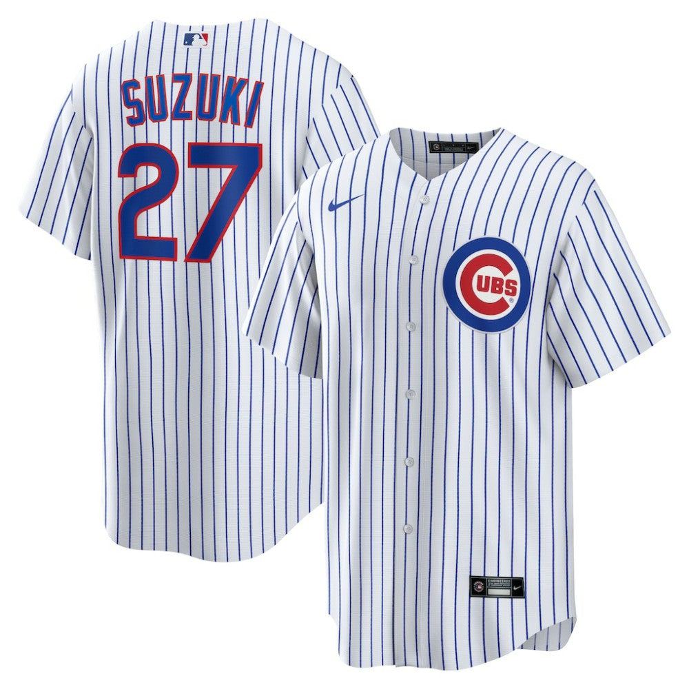 Seiya Suzuki Chicago Cubs Home Replica Jersey - White