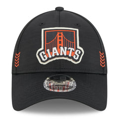 San Francisco Giants 2024 Clubhouse 9FORTY Adjustable Hat Black | New Era