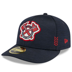 Atlanta Braves 2024 Clubhouse Low Profile 59FIFTY Fitted Hat Navy | New Era