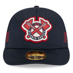 Atlanta Braves 2024 Clubhouse Low Profile 59FIFTY Fitted Hat Navy | New Era