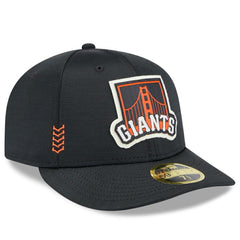 San Francisco Giants 2024 Clubhouse Low Profile 59FIFTY Fitted Hat Black | New Era