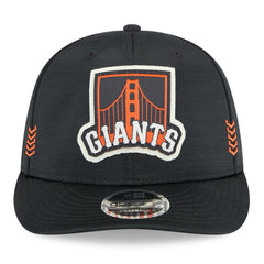San Francisco Giants 2024 Clubhouse Low Profile 9FIFTY Snapback Hat Black | New Era