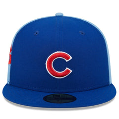 Chicago Cubs Gameday Sideswipe 59FIFTY Fitted Hat Royal/Light Blue | New Era
