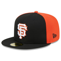 San Francisco Giants Gameday Sideswipe 59FIFTY Fitted Hat Black/Orange | New Era
