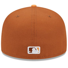 Chicago White Sox Spring Color Basic Two-Tone 59FIFTY Fitted Hat Brown/Orange | New Era