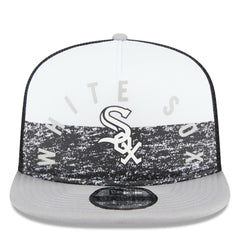 Chicago White Sox Team Foam Front A-Frame Trucker 9FIFTY Snapback Hat White/Gray | New Era