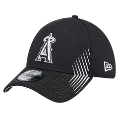 Los Angeles Angels Active Dash Mark 39THIRTY Flex Hat Black | New Era