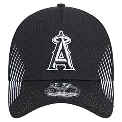 Los Angeles Angels Active Dash Mark 39THIRTY Flex Hat Black | New Era