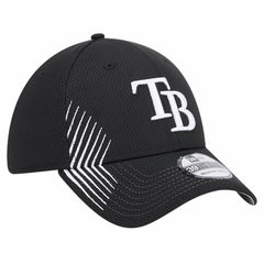 Tampa Bay Rays Active Dash Mark 39THIRTY Flex Hat Black | New Era