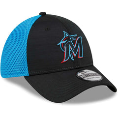Miami Marlins Neo 39THIRTY Flex Hat Black | New Era