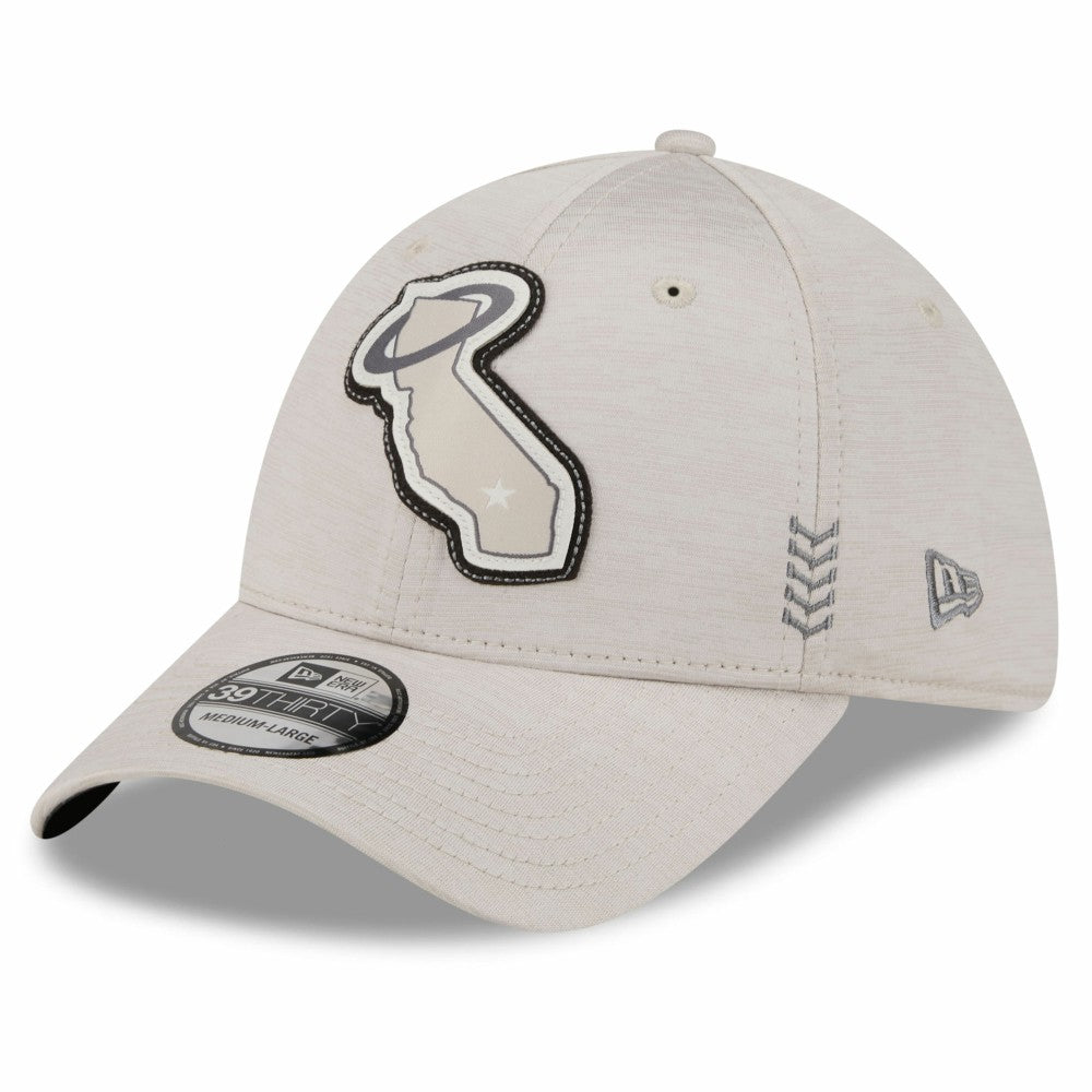 Los Angeles Angels 2024 Clubhouse 39THIRTY Flex Hat Cream | New Era
