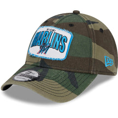 Miami Marlins Gameday 9FORTY Adjustable Hat Camo | New Era
