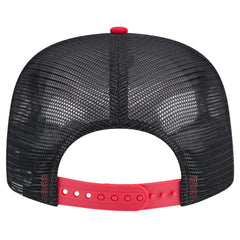 Atlanta Braves Throwback Meshback Golfer Hat Black | New Era