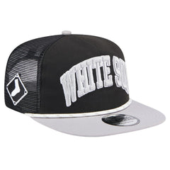 Chicago White Sox Throwback Meshback Golfer Hat Black | New Era