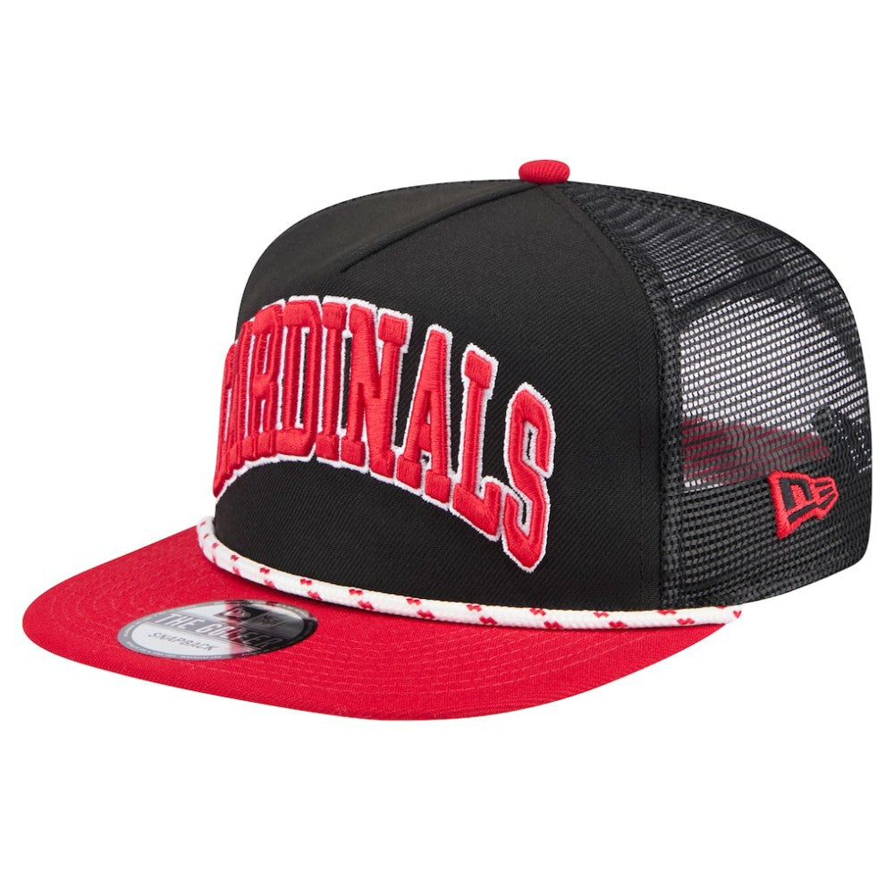 St. Louis Cardinals Throwback Meshback Golfer Hat Black | New Era