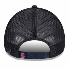 Boston Red Sox Women's Throwback Team Foam Front A-Frame Trucker 9FORTY Adjustable Hat White/Navy | New Era