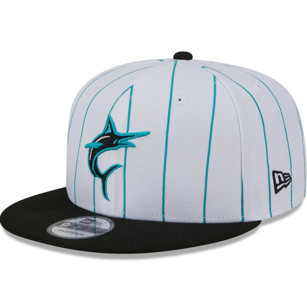Miami Marlins 2024 Batting Practice 9FIFTY Snapback Hat White | New Era