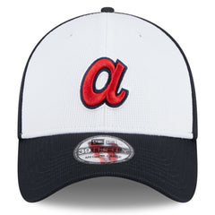Atlanta Braves 2025 Batting Practice 39THIRTY Flex Hat White | New Era