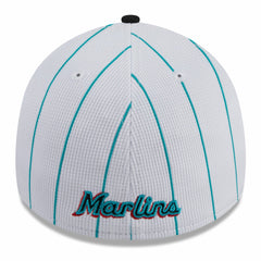 Miami Marlins 2025 Batting Practice 39THIRTY Flex Hat White | New Era