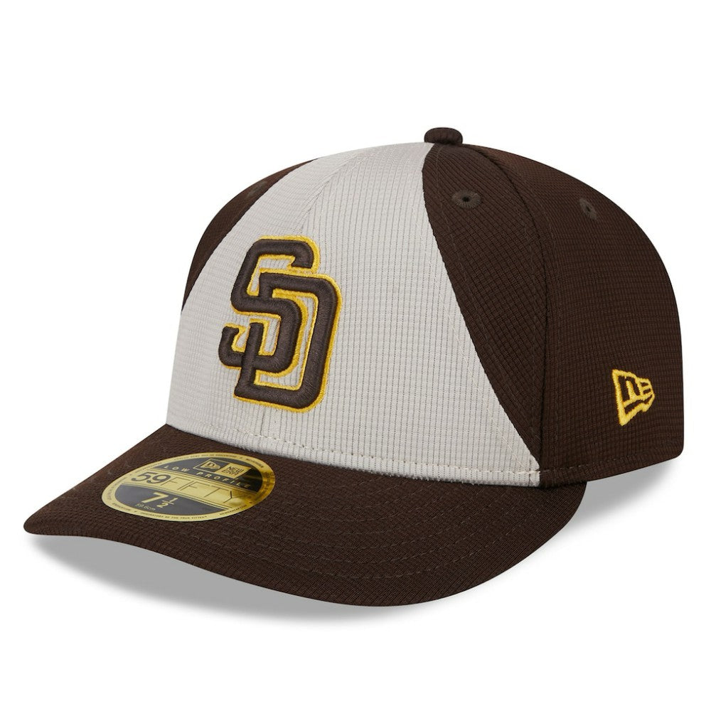 San Diego Padres 2025 Batting Practice Low Profile 59FIFTY Fitted Hat Brown | New Era