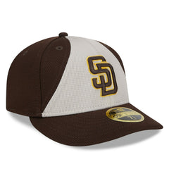 San Diego Padres 2025 Batting Practice Low Profile 59FIFTY Fitted Hat Brown | New Era