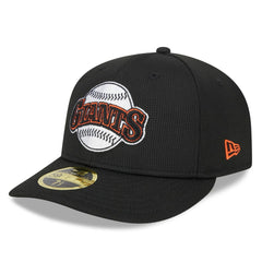 San Francisco Giants 2025 Batting Practice Low Profile 59FIFTY Fitted Hat Black | New Era